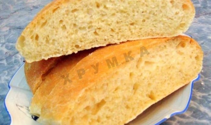 Хлеб чиабатта с кукурузной мукой