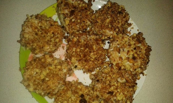 Бисквитные пирожные «Ежики» со сгущенным молоком