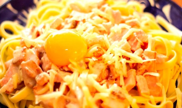 Тальятелле карбонара