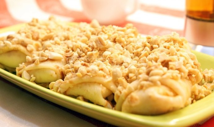 Блинчики в ореховой корочке