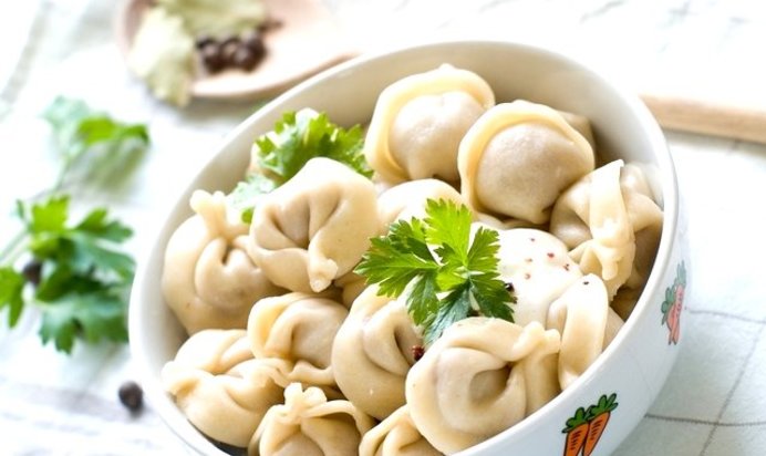 Пельмени в горшочках в микроволновке