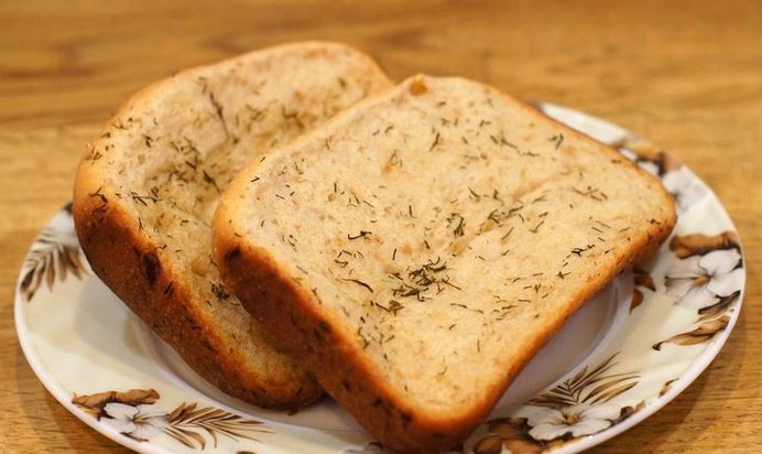 Хлеб с чесноком