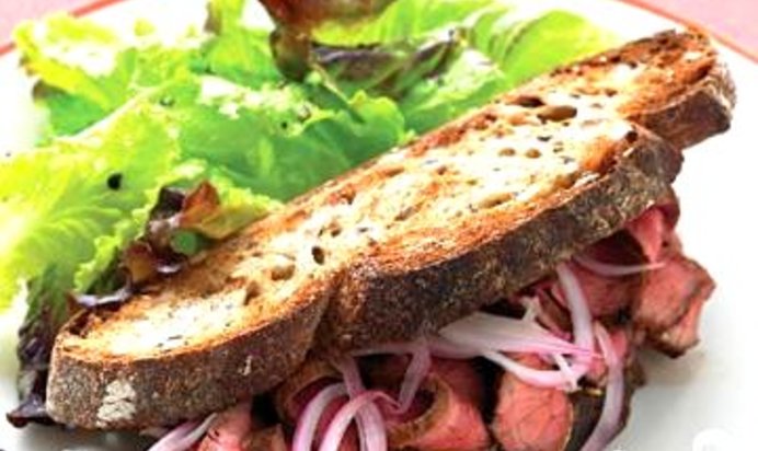 Сэндвичи со стейком и луком