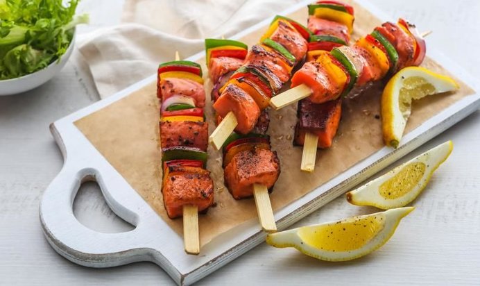 Шашлык из семги