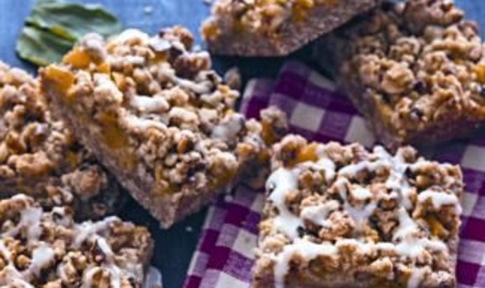 Персиковые пирожные