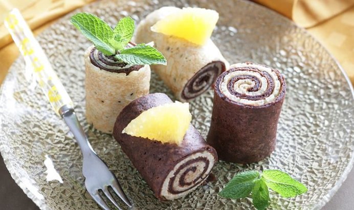 Блинные рулетики