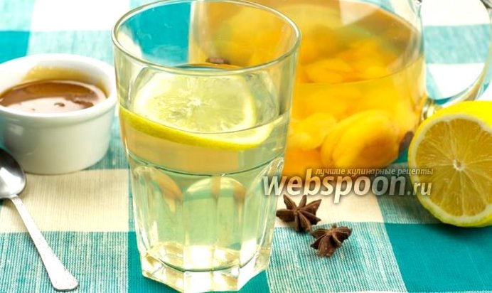 Напиток из имбиря и кураги