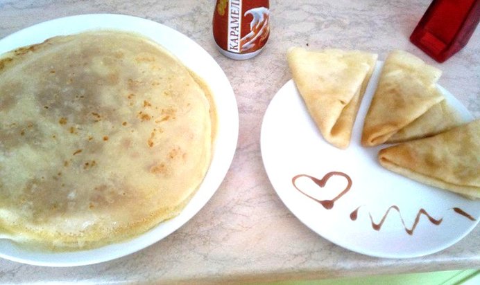 Вегетарианские блинчики