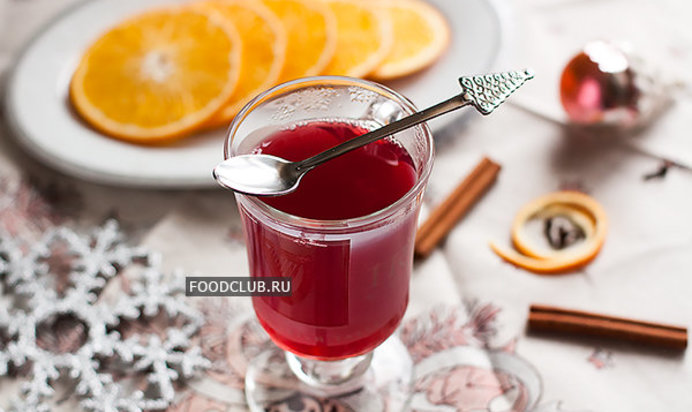 Безалкогольный ягодный глинтвейн