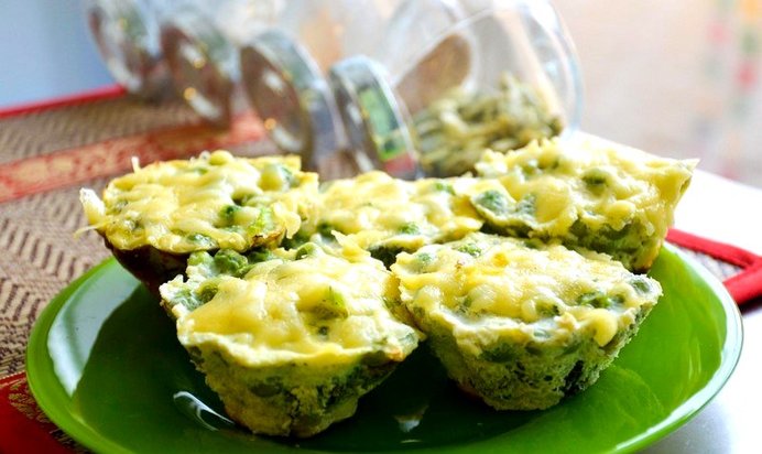 Овощи в омлете