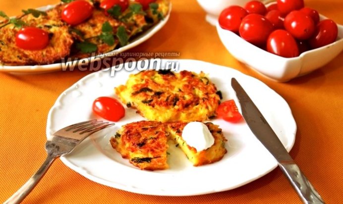 Оладьи из риса с кинзой