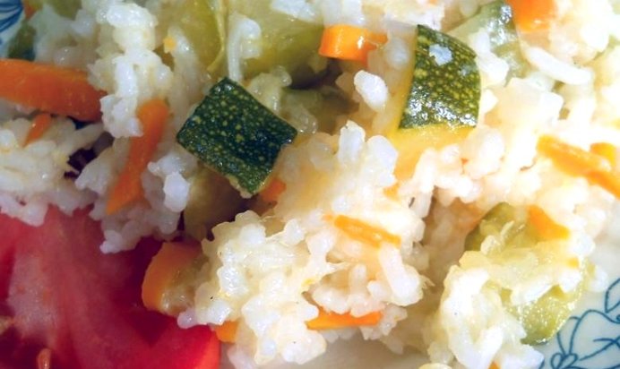 Плов с кабачками