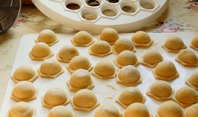 Пельмени в сливках