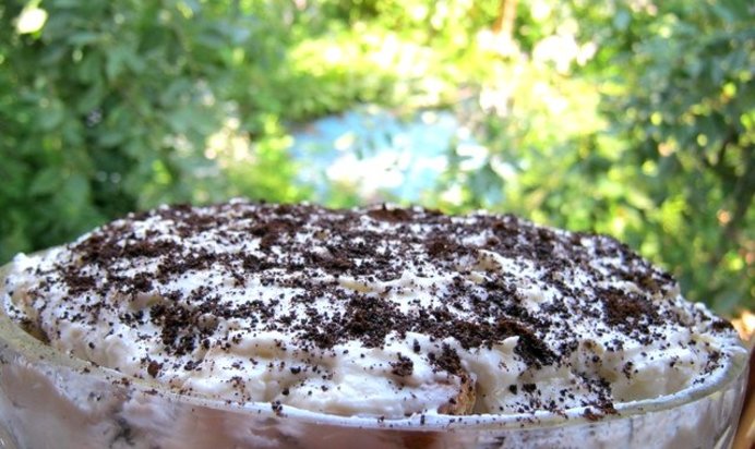 Тирамису из печенья и творога