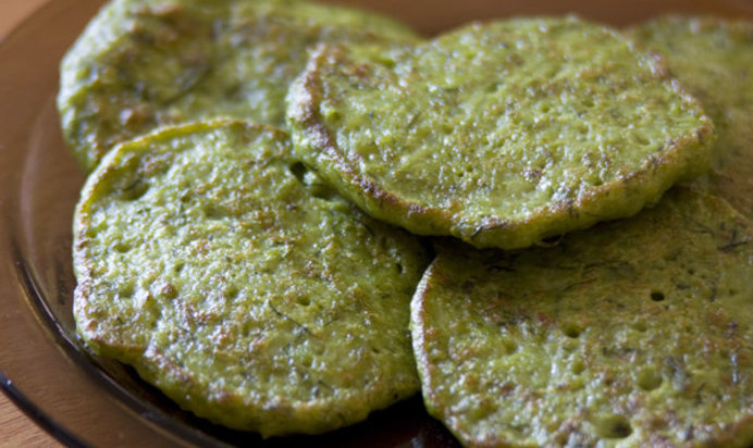 Гороховые оладьи