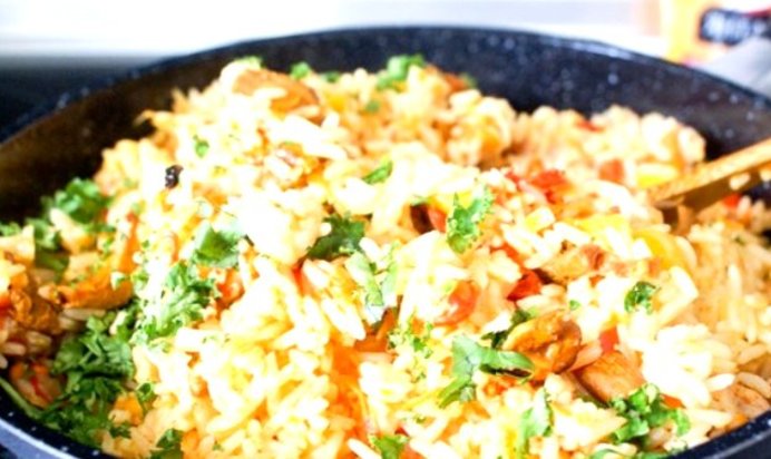 Плов с лисичками