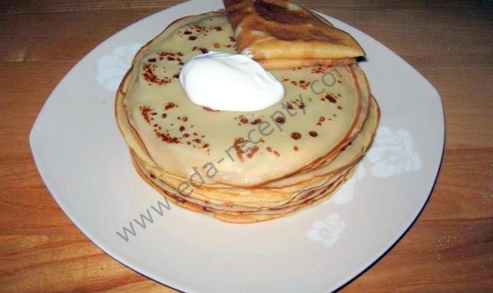 Блины на простокваше