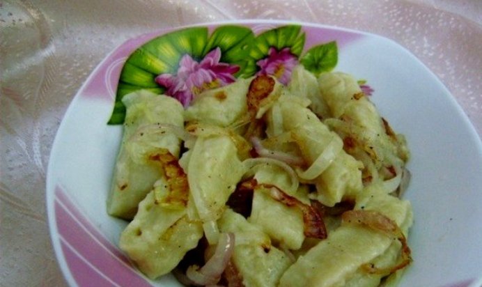 Ленивые картофельные вареники