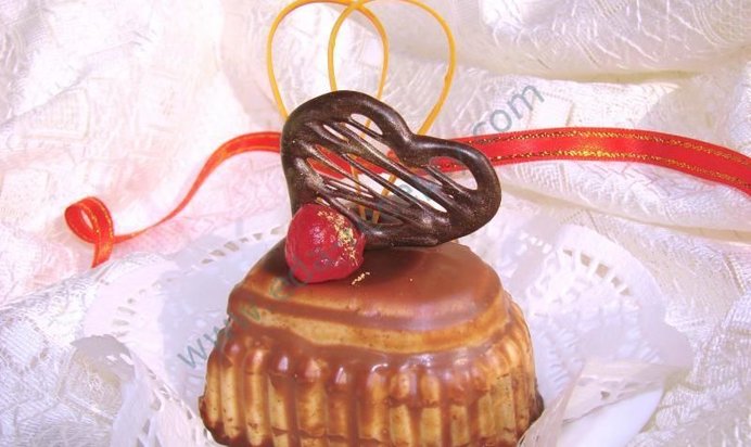 Пирожные Сердце для влюбленных