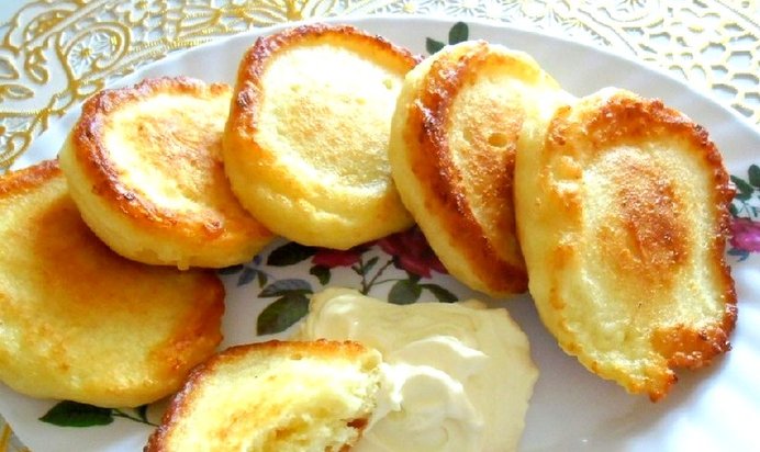 Оладьи с творогом