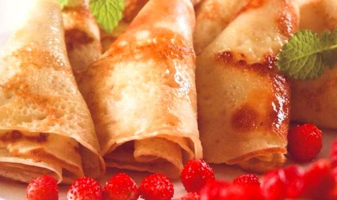 Блины тонкие сладкие