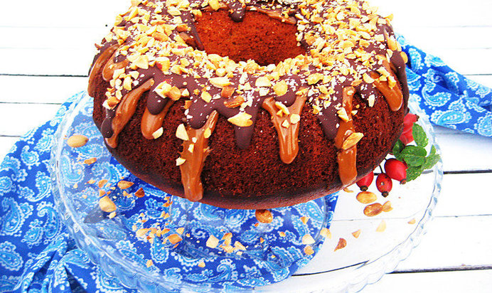 Кекс «Сникерс»