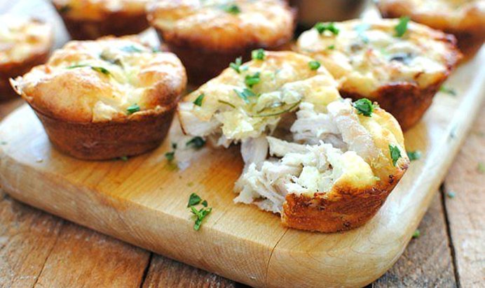 Куриные маффины с сыром