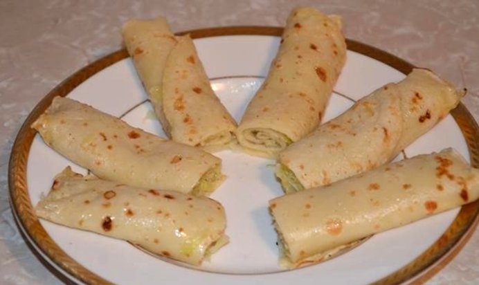 Блинчики с капустой