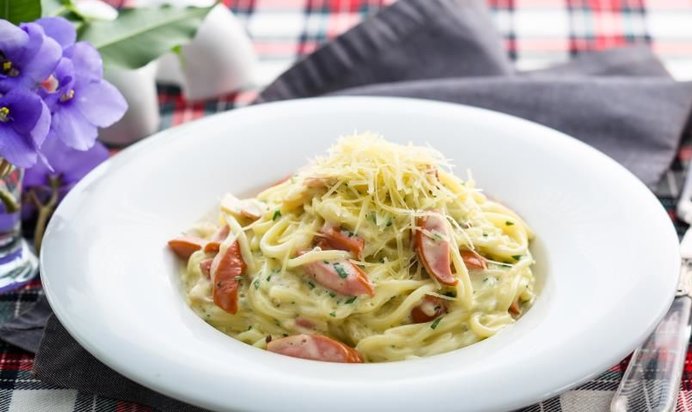 Спагетти АЛЯ КАРБОНАРА