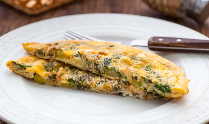 Омлет с овощами