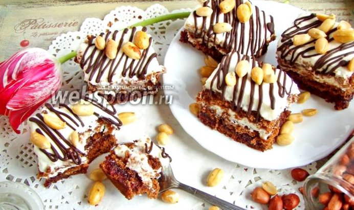 Шоколадные пирожные «Прелесть»