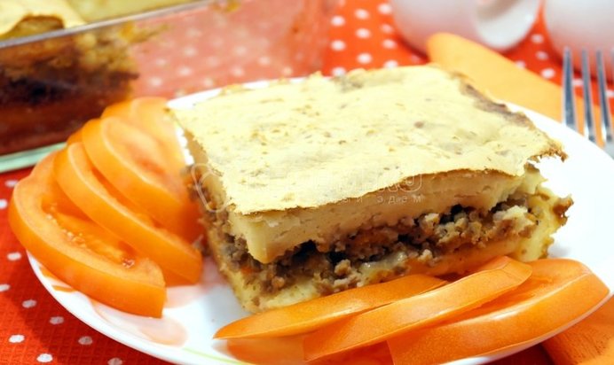 Запеканка из картофеля с фаршем