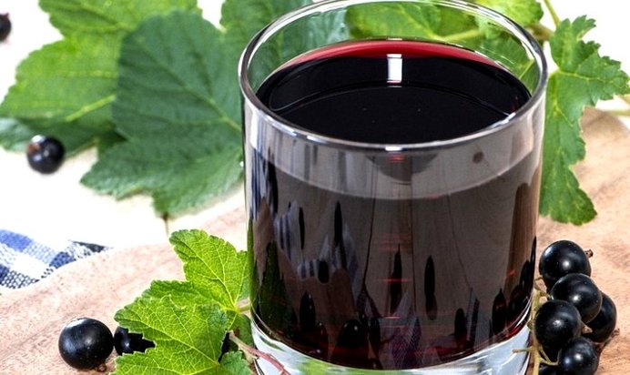 Вино из черной смородины без дрожжей