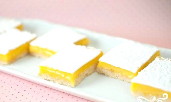 Лимонные пирожные