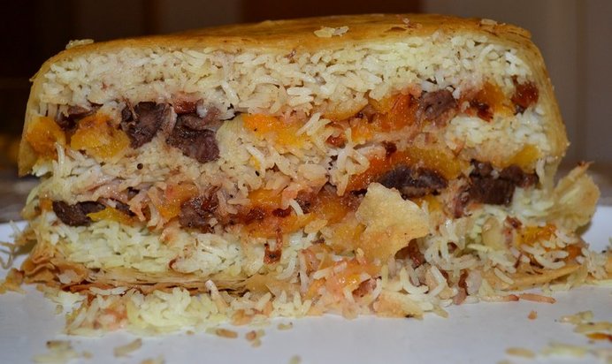 Плов в лаваше