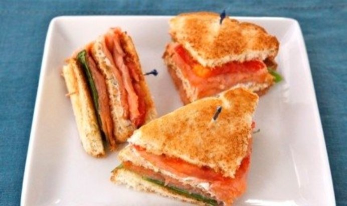 Сэндвич с семгой