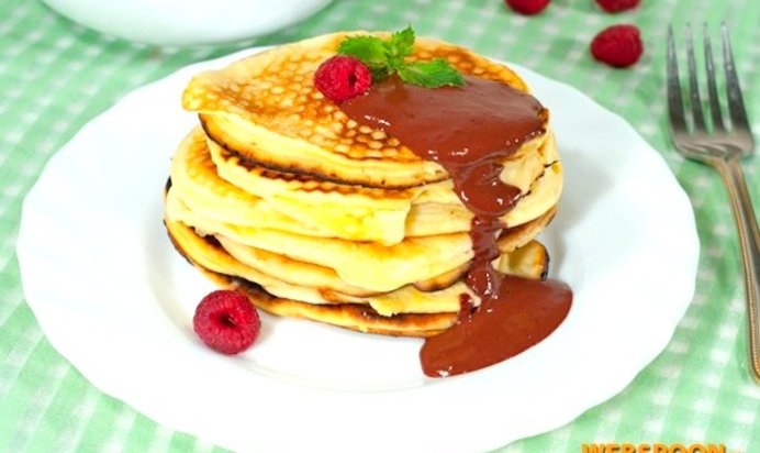 Бисквитные оладьи