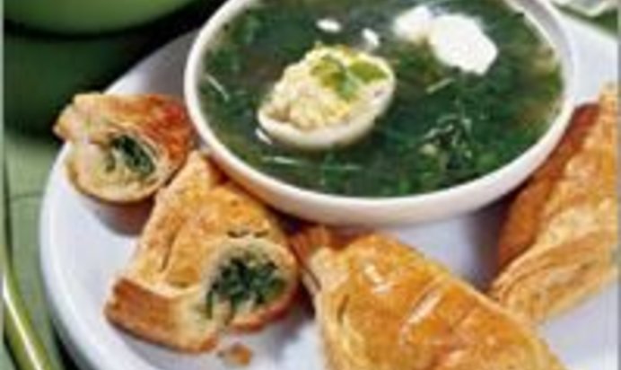 Весенние зеленые щи