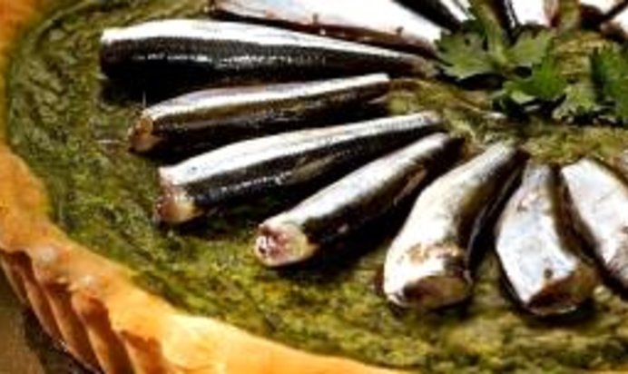 Киш со шпинатом