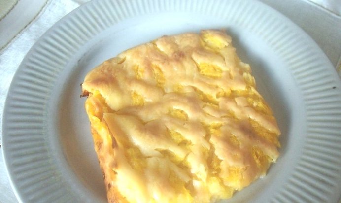 Запеканка из тыквы с яблоками в духовке