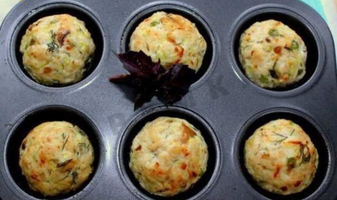 Маффины из куриных грудок