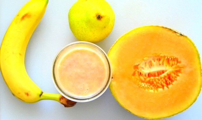 Ароматный смузи с дыней