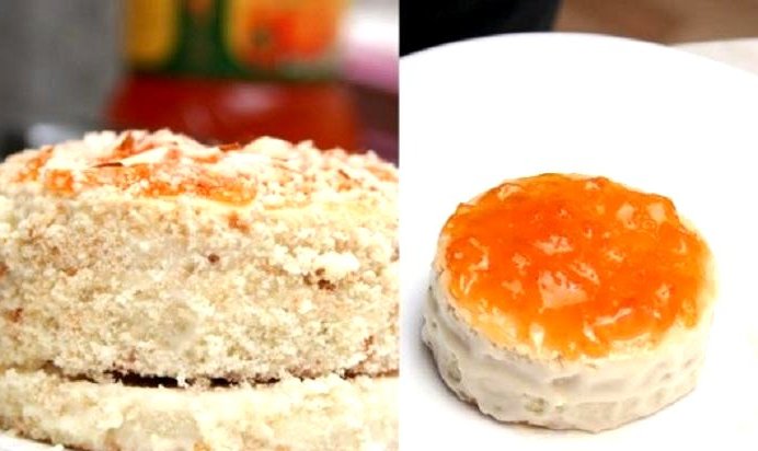 Абрикосовое пирожное