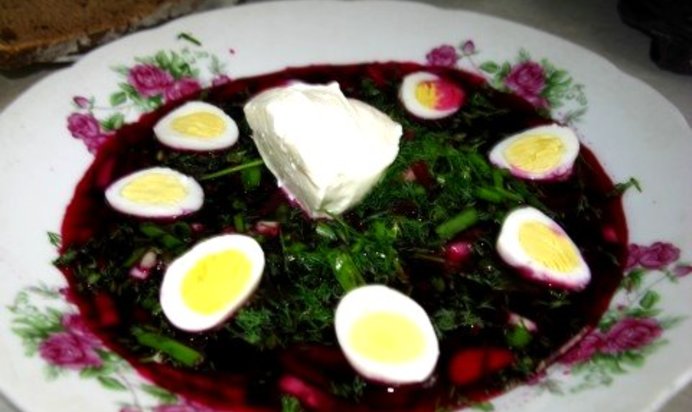 Свекольник с ботвой