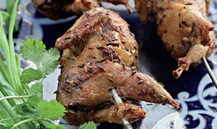 Шашлык из перепелки