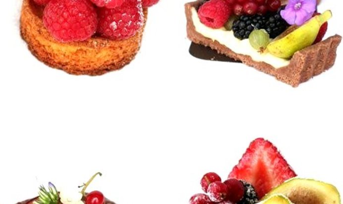 Малиновые пирожные