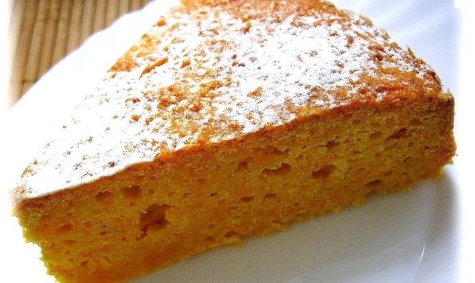 Итальянский творожный кекс на кукурузной муке