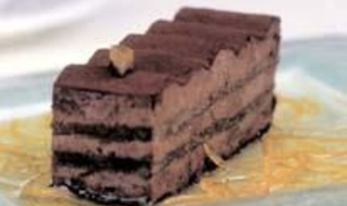 Шоколадно-апельсиновые пирожные