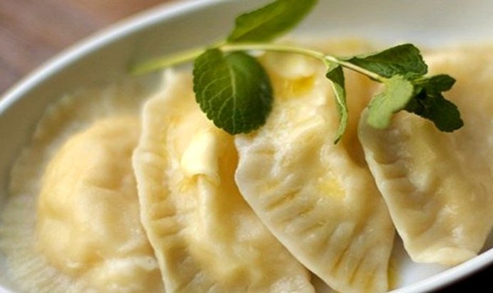 Вареники с сыром сулугуни