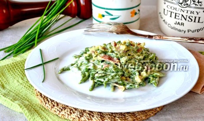 Тирольские клёцки со шпинатом